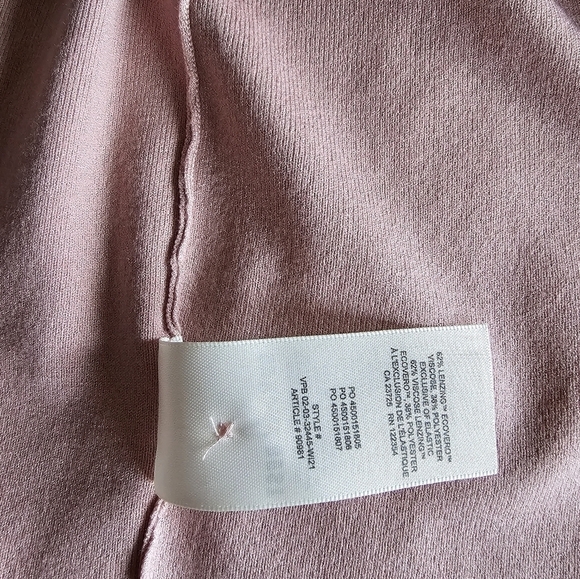 ๐2/C$50 Aritzia Sunday Best Pink Faux Fur Collar button-u cardigan S- XS - Picture 4 of 5